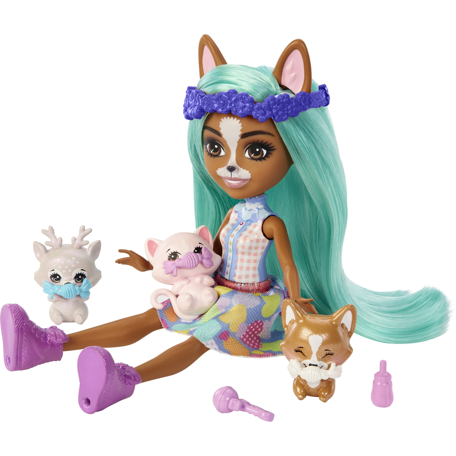 Кукла Enchantimals Друзья-малыши Кролик Бри и Твист (HLK86) изображение 3