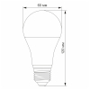 Лампочка Videx LED A60e 12W E27 4100K (VL-A60e-12274-S) зображення 3