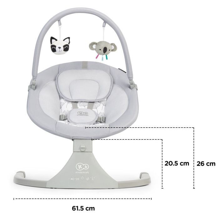 Кресло-качалка Kinderkraft Luli Gray (5902533915668) изображение 6