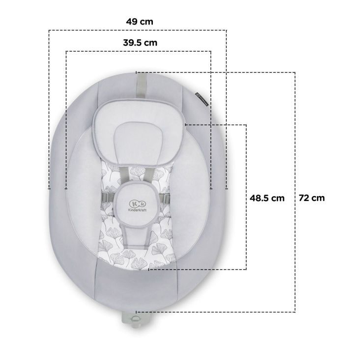 Кресло-качалка Kinderkraft Luli Gray (5902533915668) изображение 8