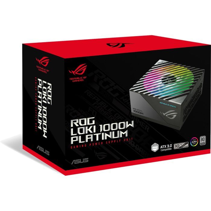 Блок питания ASUS 1000W ROG-LOKI-1000P-SFX-L-GAMING PCIE5 Platinum (90YE00N1-B0NA00) изображение 12
