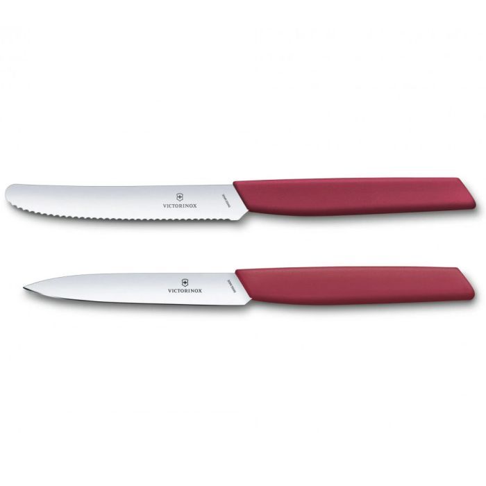 Набор ножей Victorinox Swiss Modern Paring Set 2шт Red (6.9096.2L4) изображение 2