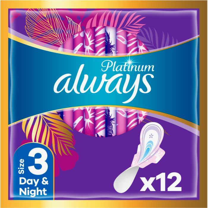 Гігієнічні прокладки Always Platinum Day&Night Розмір 3 22 шт. (8001841913919)