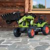 Веломобиль Falk Claas Arion трактор с прицепом и передним ковшом Зеленый (2040AM) изображение 5