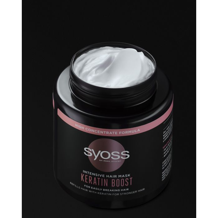 Маска для волос Syoss Keratin Boost Интенсивная для ломких волос 500 мл (9000101689976) изображение 2