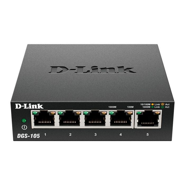 Коммутатор сетевой D-Link DGS-105/E