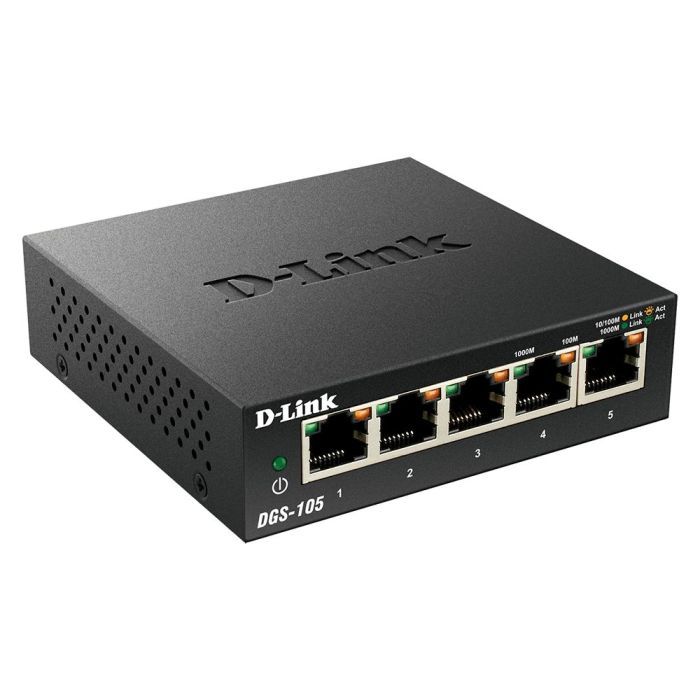 Коммутатор сетевой D-Link DGS-105/E изображение 2