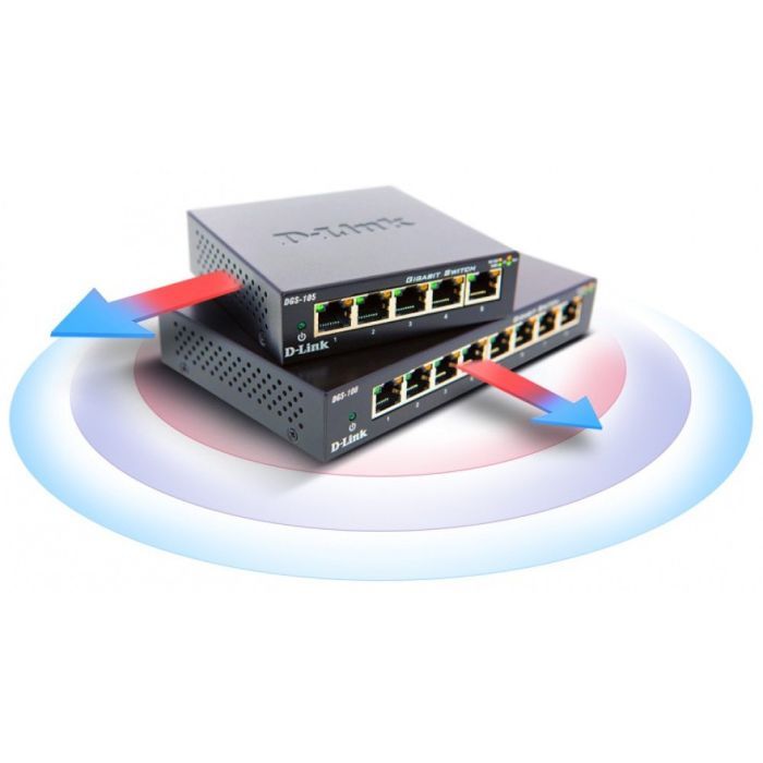Коммутатор сетевой D-Link DGS-105/E изображение 6