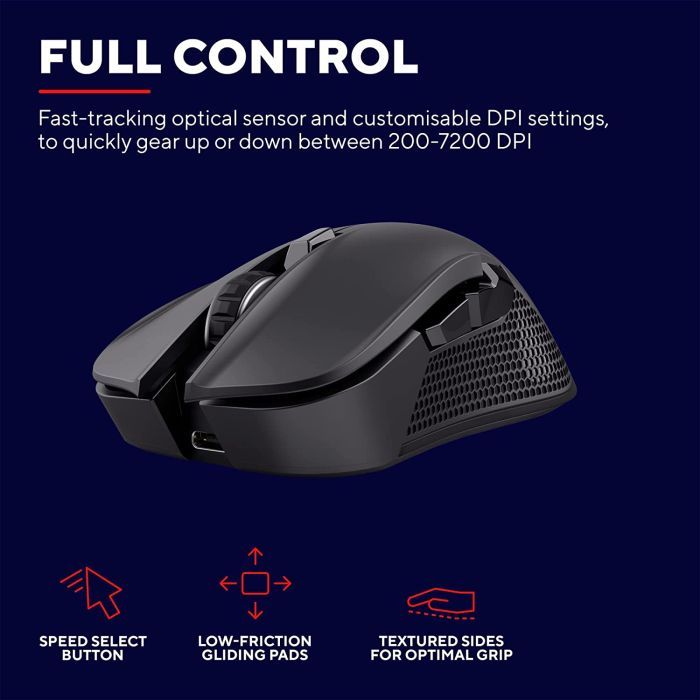 Мышка Trust GXT923 YBAR Wireless White (24889) изображение 9
