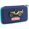 Пенал Cool For School с металлической аппликацией 1 отделение Темно-синий (QT-5795-Royal Blue)