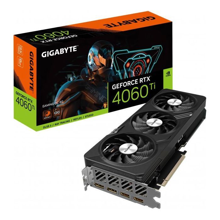 Видеокарта GIGABYTE GeForce RTX4060Ti 8Gb GAMING OC (GV-N406TGAMING OC-8GD) изображение 4