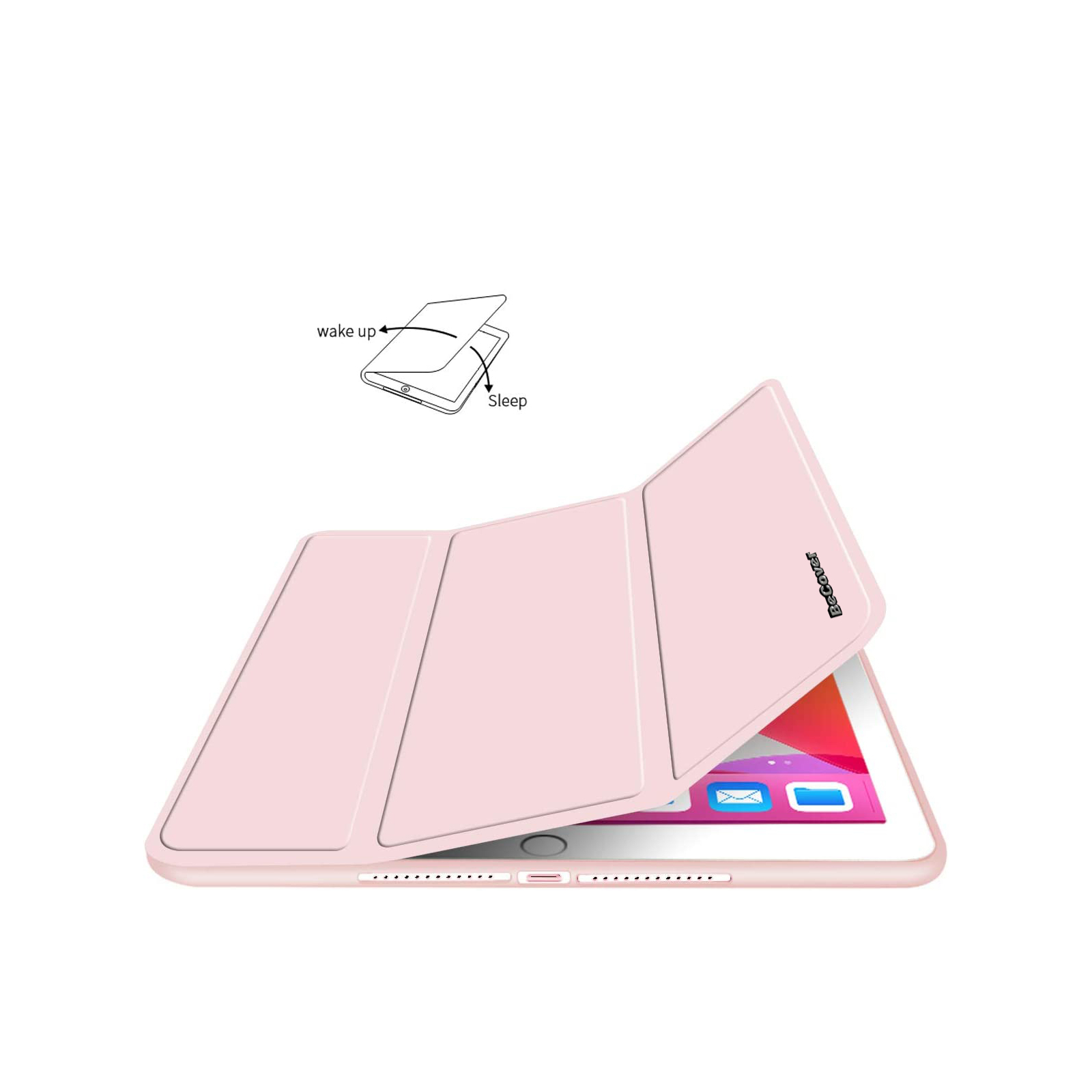 Чехол для планшета BeCover Tri Fold Soft TPU Silicone Apple iPad 10.9" 2022 Pink (708523) изображение 3