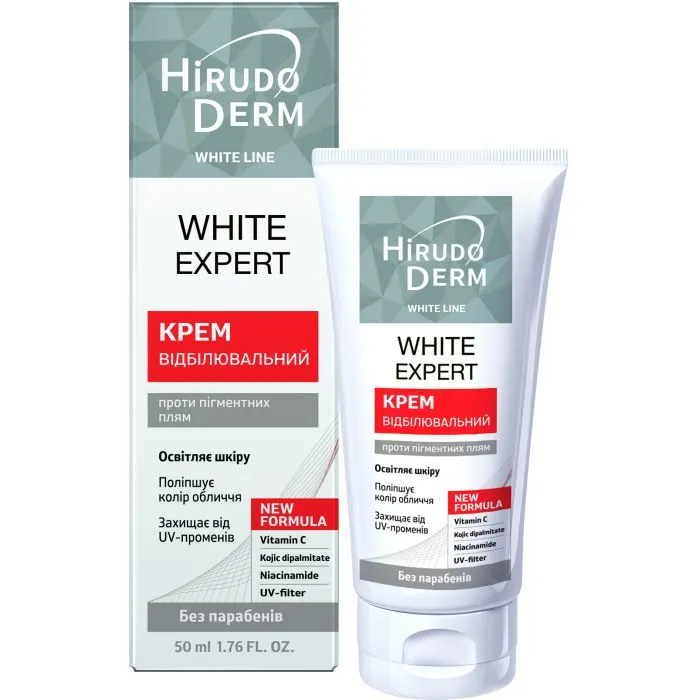 Крем для лица Біокон Hirudo Derm White Line White Expert Отбеливающий 50 мл (4820008318756)