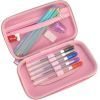 Пенал Cool For School з тисненням 1 відділення Фуксія (QT-5781-Rosered) зображення 2