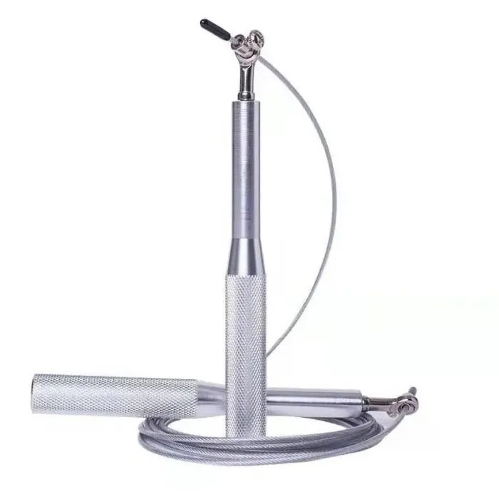 Скакалка PowerPlay 4207 швидкісна алюмінієва Срібна (PP_4207_Silver) изображение 2