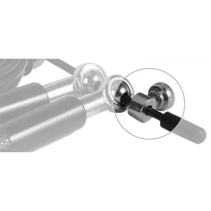 Скакалка PowerPlay 4207 швидкісна алюмінієва Срібна (PP_4207_Silver) изображение 6