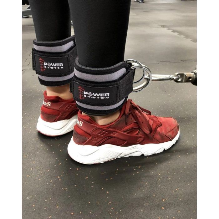 Манжета для тяги Power System Ankle Strap Gym Guy PS-3460 Grey (PS_3460_Grey) изображение 2