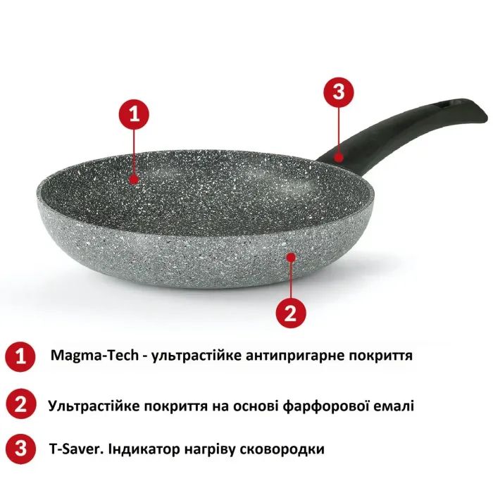 Сковорода Flonal Pietra Viva 24 см (PV8PS2470) изображение 7