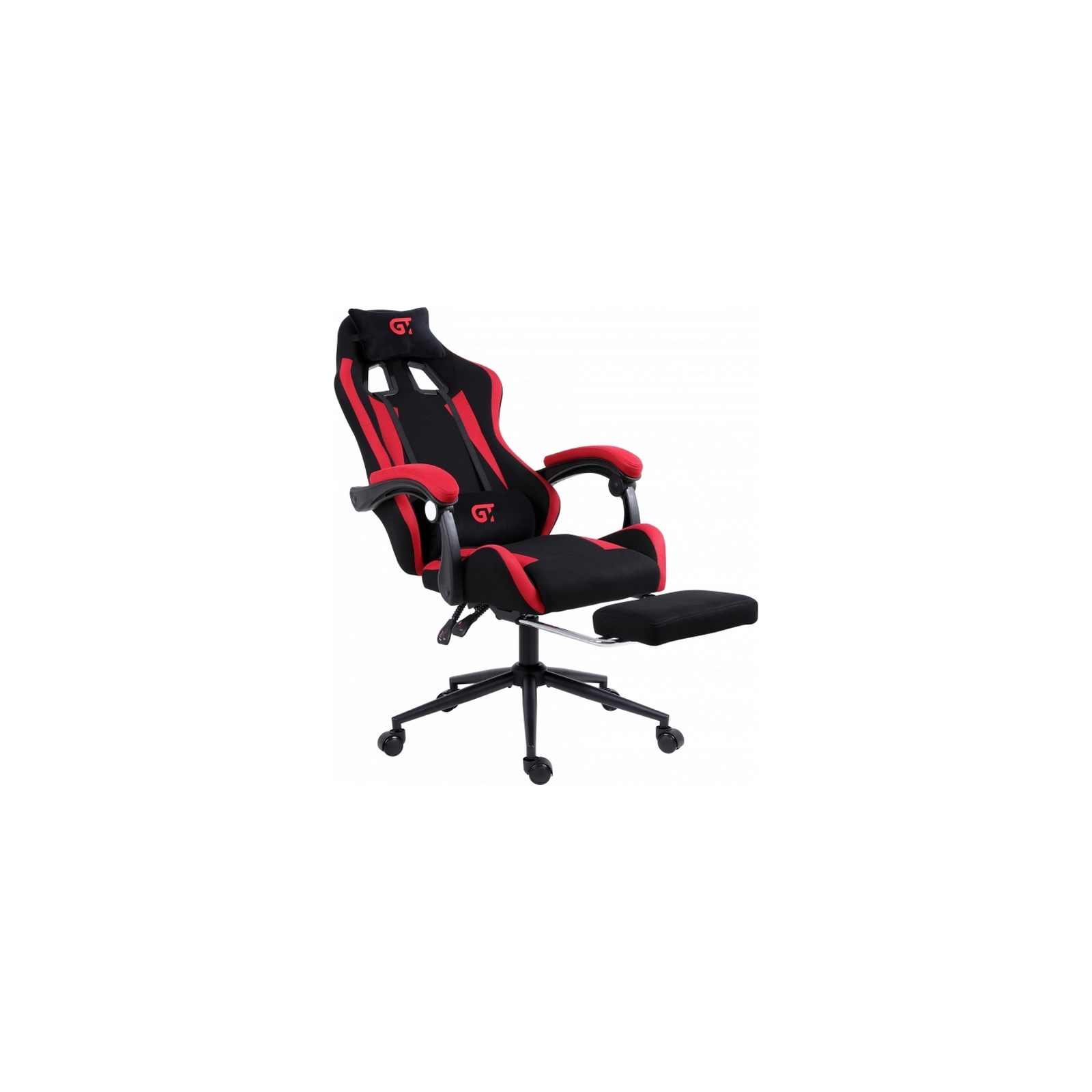 Кресло игровое GT Racer X-2324 Black/Red (X-2324 Fabric Black/Red) изображение 4