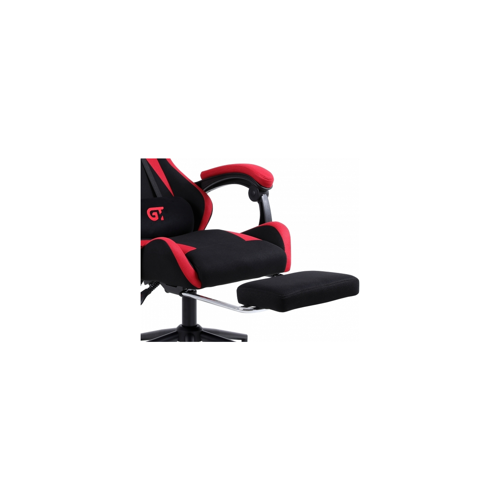 Кресло игровое GT Racer X-2324 Black/Red (X-2324 Fabric Black/Red) изображение 8