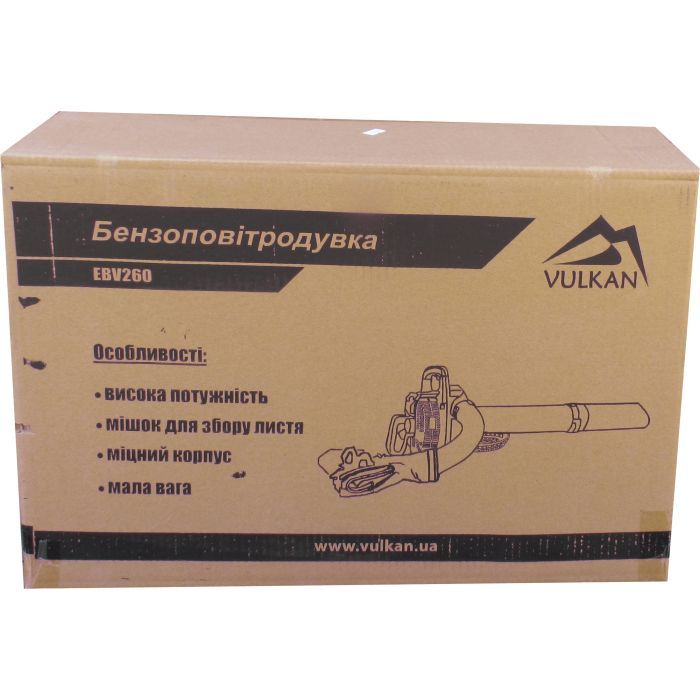 Воздуходувка Vulkan EBV260 0,75кВт/1к.с., 468м3/час, с мешком 30л (EBV260) изображение 10