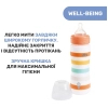 Пляшечка для годування Chicco Well-Being Colors з силіконовою соскою 4м+ 330 мл Помаранчева (28637.31) зображення 3