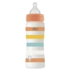 Пляшечка для годування Chicco Well-Being Colors з силіконовою соскою 4м+ 330 мл Помаранчева (28637.31)
