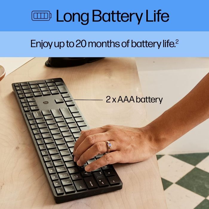 Клавиатура HP 450 Programmable Wireless UA Black (4R184AA) изображение 10