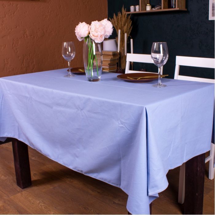 Скатерть MirSon Рогожа №206 Blue 100x130 см (2200006723226)