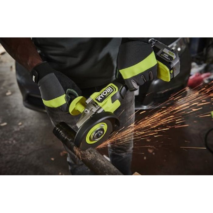Шлифовальная машина Ryobi RAG18X-0, 18В ONE+ НР, бесщеточная, 125мм (без АКБ и ЗУ) (5133005011) изображение 5