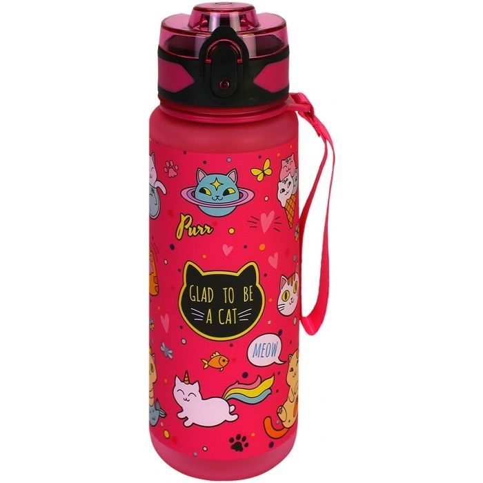 Поїльник-непроливайка Cool For School Kitty, 500 мл, рожева (CF61309)
