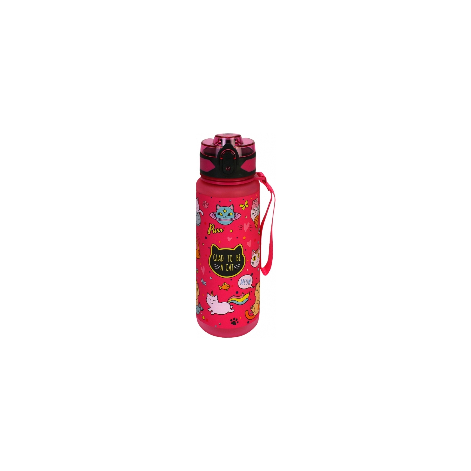 Поильник-непроливайка Cool For School Kitty, 500 мл, розовая (CF61309)