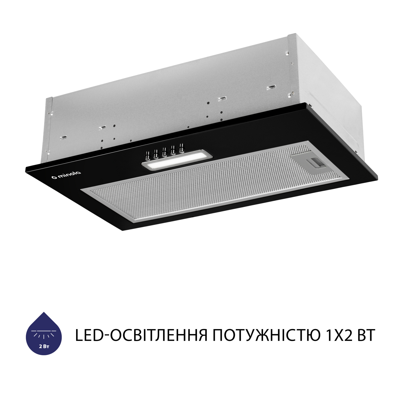 Витяжка кухонна Minola HBI 5025 I LED зображення 5