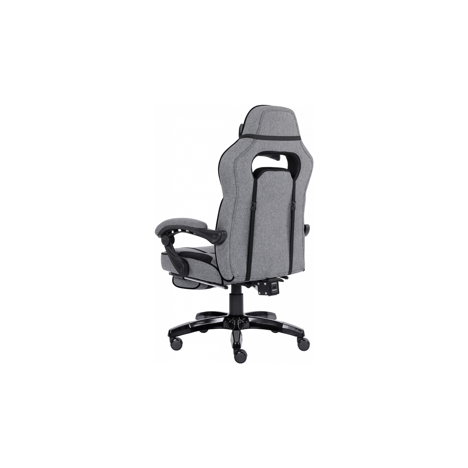 Крісло ігрове GT Racer X-2749-1 Gray/Black Suede (X-2749-1 Fabric Gray/Black Suede) зображення 4
