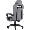 Крісло ігрове GT Racer X-2749-1 Gray/Black Suede (X-2749-1 Fabric Gray/Black Suede) зображення 4
