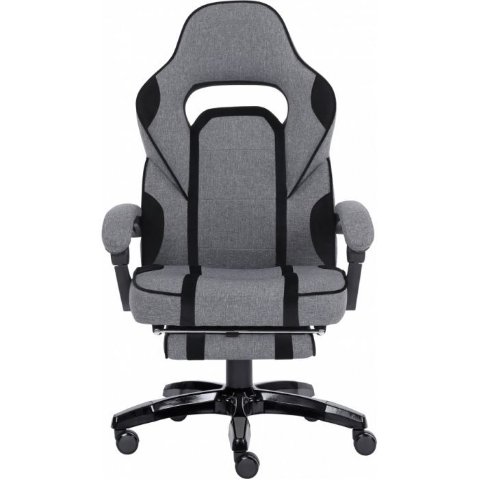Крісло ігрове GT Racer X-2749-1 Gray/Black Suede (X-2749-1 Fabric Gray/Black Suede) зображення 5