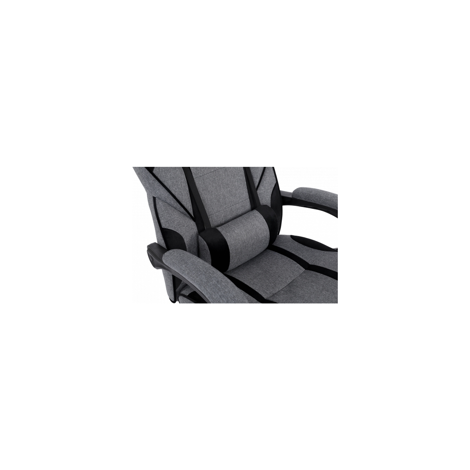 Кресло игровое GT Racer X-2749-1 Gray/Black Suede (X-2749-1 Fabric Gray/Black Suede) изображение 7