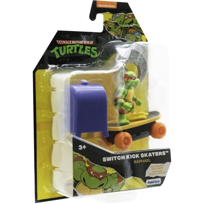 Игровой набор Funrise TMNT Черепашки-ниндзя классические Скейтбордист с лаунчером Рафаэль (71043) изображение 2