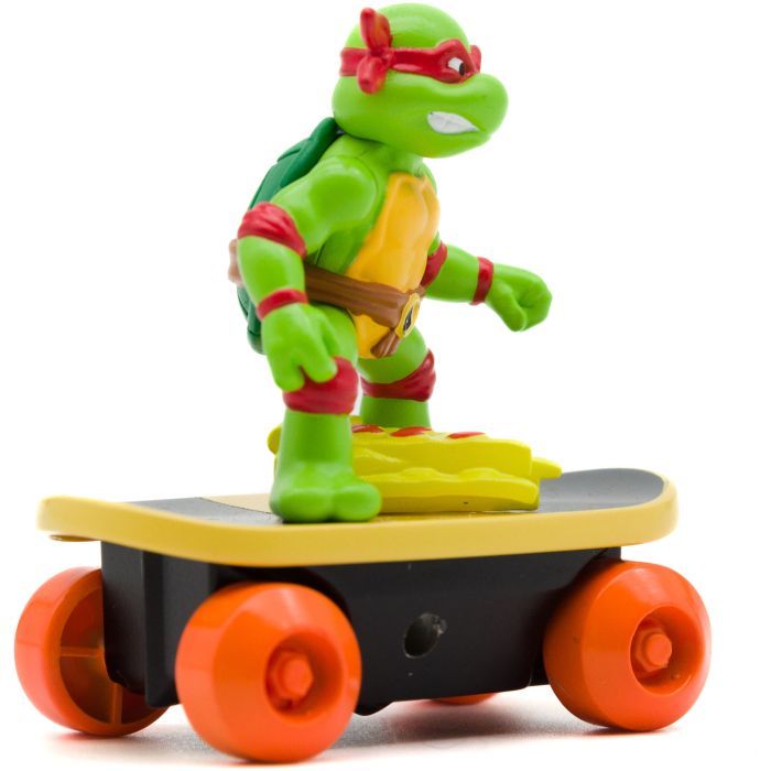 Игровой набор Funrise TMNT Черепашки-ниндзя классические Скейтбордист с лаунчером Рафаэль (71043) изображение 8