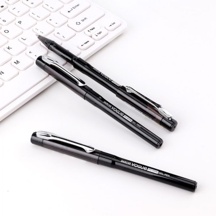 Ручка гелевая Baoke Vogue 0.5 мм, черная (PEN-BAO-PC3318-B) изображение 3