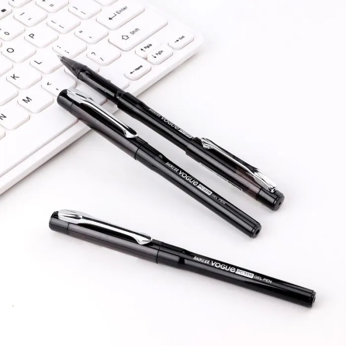 Ручка гелевая Baoke Vogue 0.5 мм, черная (PEN-BAO-PC3318-B) изображение 3