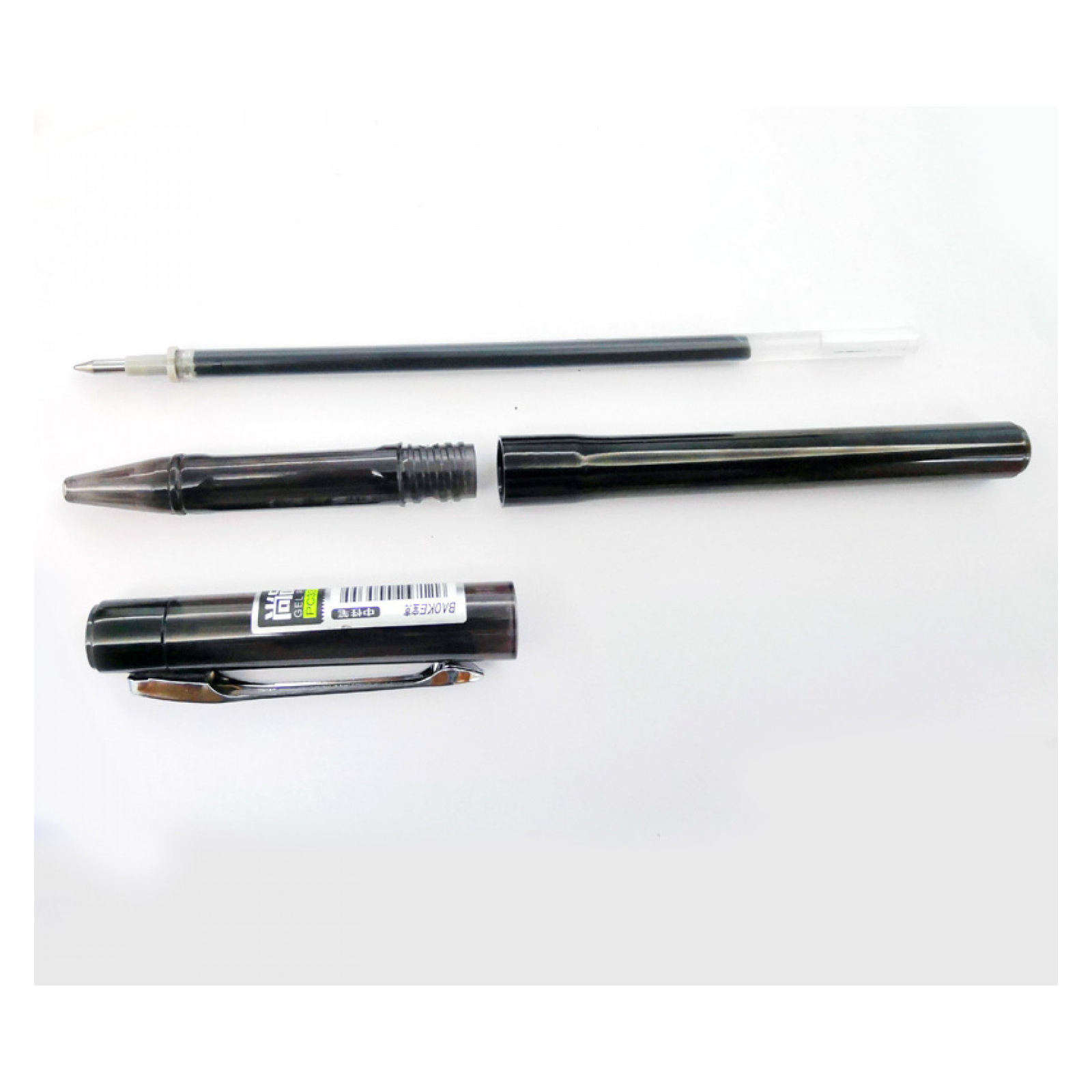 Ручка гелевая Baoke Vogue 0.5 мм, черная (PEN-BAO-PC3318-B) изображение 4