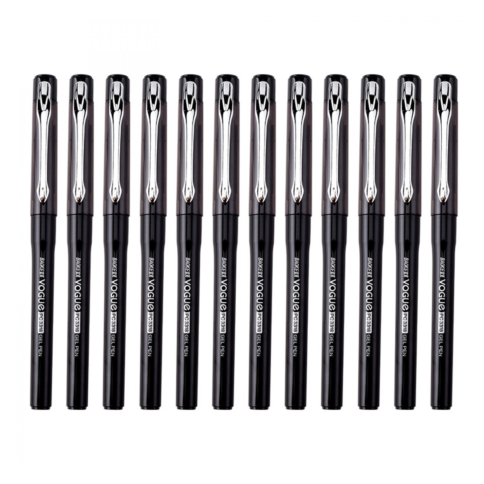 Ручка гелевая Baoke Vogue 0.5 мм, черная (PEN-BAO-PC3318-B) изображение 5