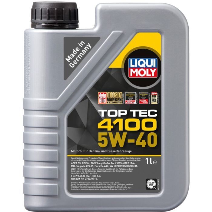 Моторное масло Liqui Moly Top Tec 4100 SAE 5W-40 20л. (3702)