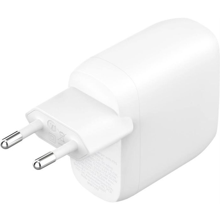 Зарядное устройство Belkin 30W 2хUSB-С PD PPS white (WCB010VFWH) изображение 2