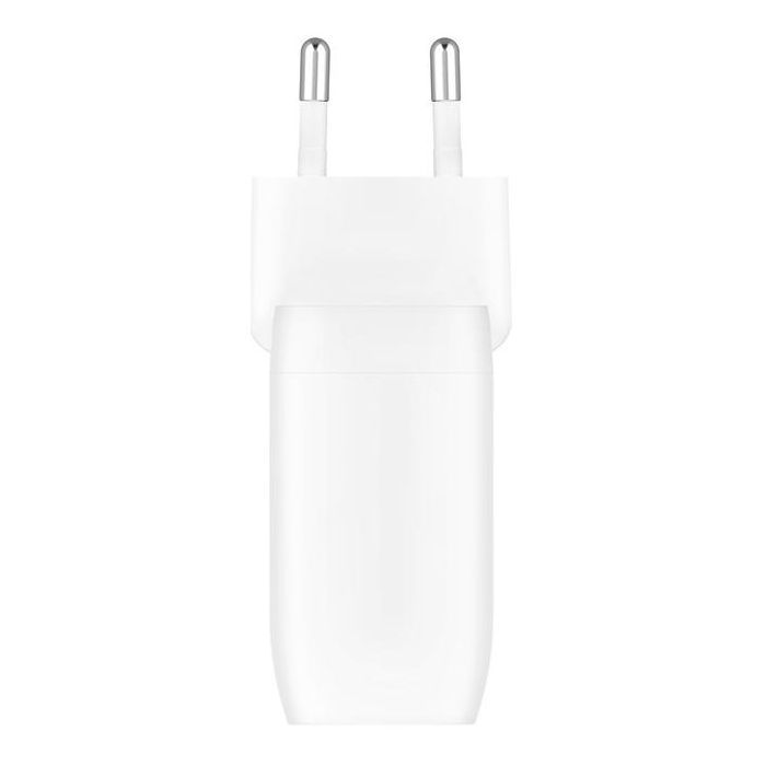 Зарядное устройство Belkin 30W 2хUSB-С PD PPS white (WCB010VFWH) изображение 5