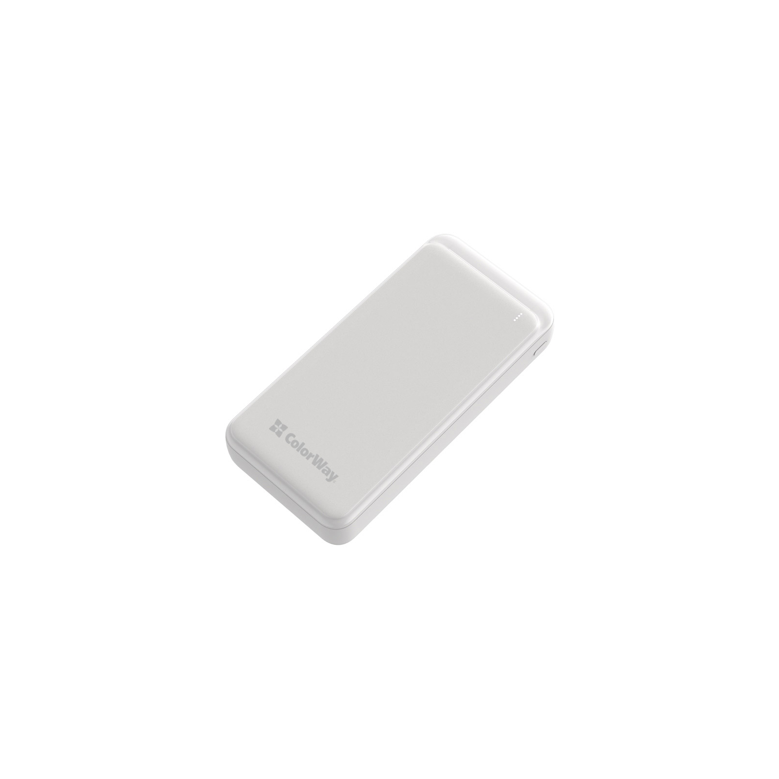 Батарея універсальна ColorWay 20 000 mAh Slim PD/20W, QC/3.0 USB-C/Micro-USB/USB-A White (CW-PB200LPG3WT-PD) зображення 2