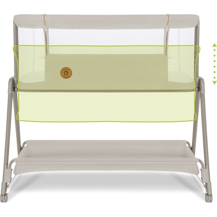 Кроватка Lionelo приставная Luna Beige Sand (LO-LUNA BEIGE SAND) изображение 5