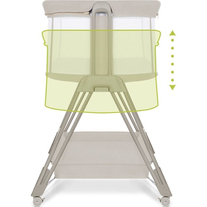 Кроватка Lionelo приставная Luna Beige Sand (LO-LUNA BEIGE SAND) изображение 7
