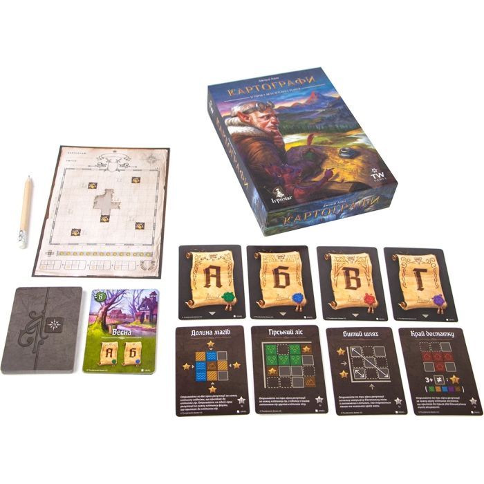 Настільна гра Ігромаг Картографи (Cartographers: A Roll Player Tale) українська (6901) зображення 12